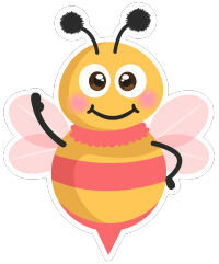 Bee-small-transp Decor Creator Bee